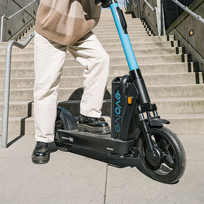 Evo Evolve E-Scooter gives a extra stable rides