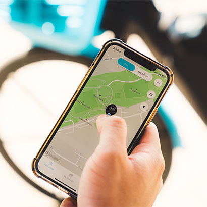 Finding Evolve E-scooter in the EVO App